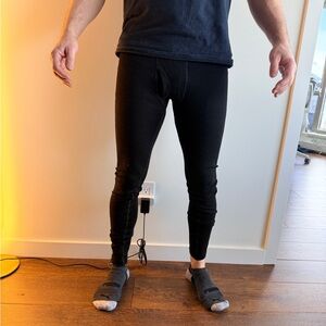 Helly Hansen HH Black Charcoal Men's Thermal Leggings - base layer